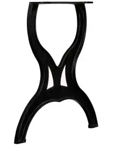 vidaXL Dining Table Legs 2 pcs X-Frame Cast Iron