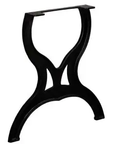vidaXL Dining Table Legs 2 pcs X-Frame Cast Iron