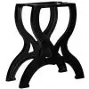 vidaXL Coffee Table Legs 2 pcs X-Frame Cast Iron vidaXL Coffee Table Legs 2 pcs X-Frame Cast Iron