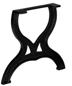 vidaXL Coffee Table Legs 2 pcs X-Frame Cast Iron