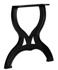 vidaXL Coffee Table Legs 2 pcs X-Frame Cast Iron