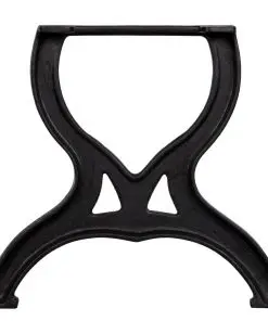 vidaXL Coffee Table Legs 2 pcs X-Frame Cast Iron