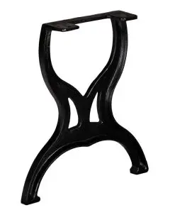 vidaXL Bench Legs 2 pcs X-Frame Cast Iron
