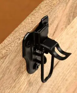 vidaXL Storage Bench Genuine Leather and Solid Mango Wood 80x44x44 cm