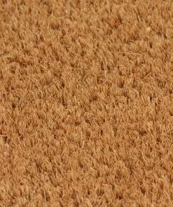vidaXL Doormat Coir 24 mm 80×100 cm Natural