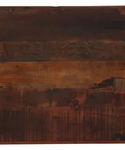 vidaXL Bar Table Solid Reclaimed Wood Dark Brown 60x60x107 cm