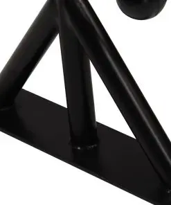 vidaXL Bar Table Solid Reclaimed Wood Dark Brown 60x60x107 cm