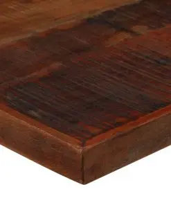 vidaXL Bar Table Solid Reclaimed Wood Dark Brown 120x60x107 cm