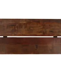 vidaXL Bar Table Solid Reclaimed Wood Dark Brown 150x70x107 cm