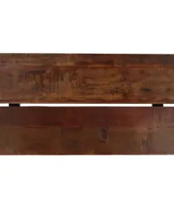 vidaXL Bar Table Solid Reclaimed Wood Dark Brown 180x70x107 cm