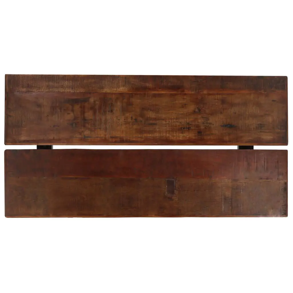 vidaXL Bar Table Solid Reclaimed Wood Dark Brown 180x70x107 cm