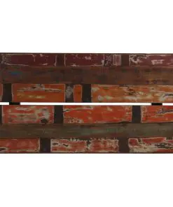 vidaXL Bar Table Solid Reclaimed Wood Multicolour 150x70x107 cm