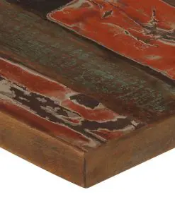 vidaXL Bar Table Solid Reclaimed Wood Multicolour 150x70x107 cm