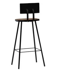 vidaXL Bar Chairs 4 pcs Solid Reclaimed Wood