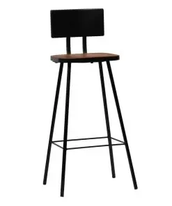 vidaXL Bar Chairs 4 pcs Solid Reclaimed Wood