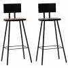 vidaXL Bar Chairs 2 pcs Solid Reclaimed Wood vidaXL Bar Chairs 2 pcs Solid Reclaimed Wood