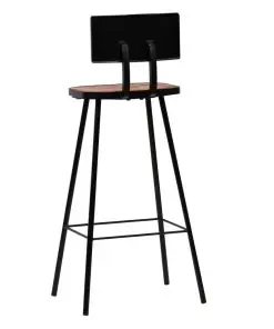 vidaXL Bar Chairs 2 pcs Solid Reclaimed Wood