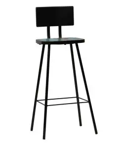 vidaXL Bar Chairs 2 pcs Solid Reclaimed Wood