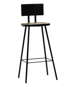 vidaXL Bar Chairs 4 pcs Solid Reclaimed Wood