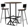 vidaXL Bar Set 3 Piece Solid Reclaimed Wood vidaXL Bar Set 3 Piece Solid Reclaimed Wood
