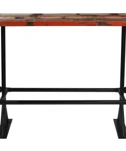 vidaXL Bar Set 5 Piece Solid Reclaimed Wood Multicolour