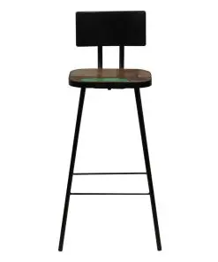 vidaXL Bar Set 5 Piece Solid Reclaimed Wood Multicolour