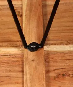 vidaXL Bar Table 60x60x107 cm Solid Acacia Wood