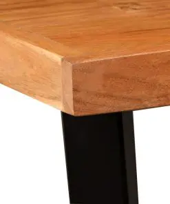 vidaXL Bar Table 60x60x107 cm Solid Acacia Wood
