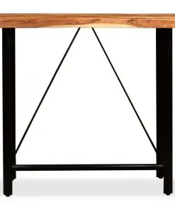 vidaXL Bar Table 120x60x107 cm Solid Acacia Wood