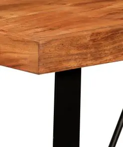 vidaXL Bar Table 120x60x107 cm Solid Acacia Wood