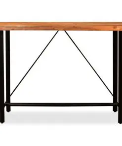 vidaXL Bar Table 150x70x107 cm Solid Acacia Wood