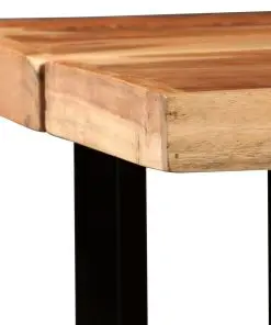 vidaXL Bar Table 150x70x107 cm Solid Acacia Wood