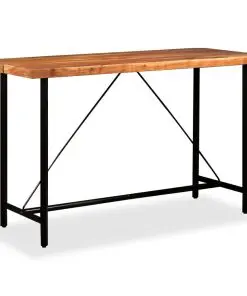 vidaXL Bar Table 180x70x107 cm Solid Acacia Wood
