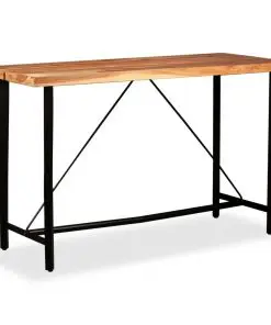 vidaXL Bar Table 180x70x107 cm Solid Acacia Wood