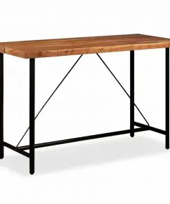 vidaXL Bar Table 180x70x107 cm Solid Acacia Wood