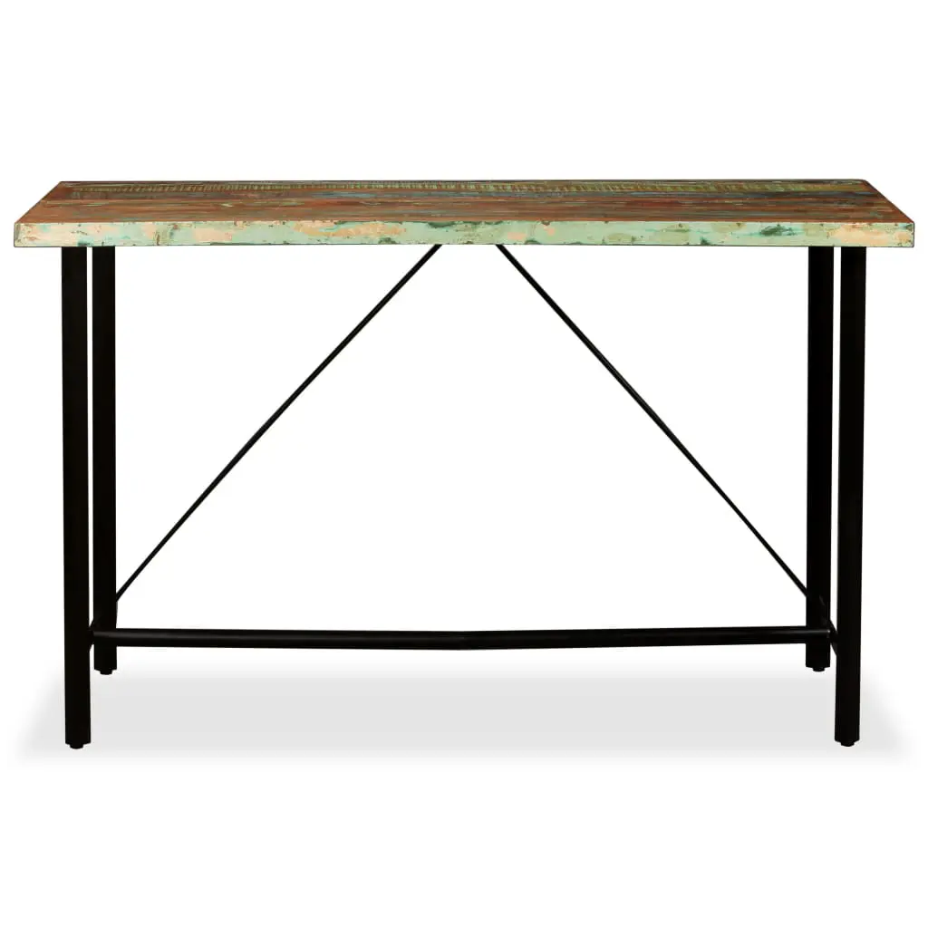 vidaXL Bar Table 180x70x107 cm Solid Reclaimed Wood