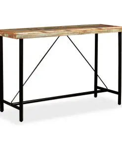 vidaXL Bar Table 180x70x107 cm Solid Reclaimed Wood