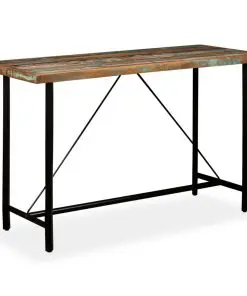 vidaXL Bar Table 180x70x107 cm Solid Reclaimed Wood