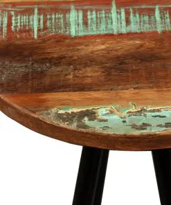 vidaXL Bar Stools 2 pcs Solid Reclaimed Wood