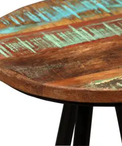 vidaXL Bar Stools 2 pcs Solid Reclaimed Wood