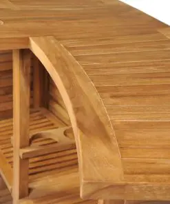 vidaXL Folding Bar Table 155x53x105 cm Solid Teak Wood