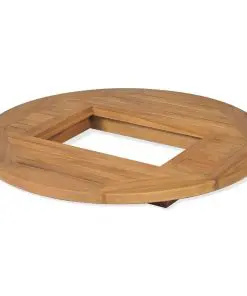 vidaXL Beer Crate Tabletop Teak 70 cm