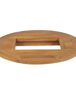 vidaXL Beer Crate Tabletop Teak 70 cm