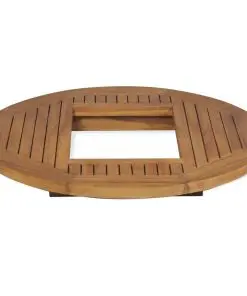 vidaXL Beer Crate Tabletop Teak 70 cm