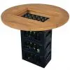 vidaXL Beer Crate Tabletop Teak 70 cm