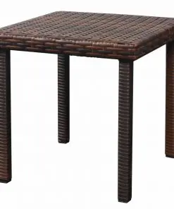 vidaXL Sun Loungers 2 pcs with Table Poly Rattan Brown