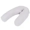 vidaXL Pregnancy Pillow J-Shaped 54×43 cm Grey vidaXL Pregnancy Pillow J-Shaped 54×43 cm Grey