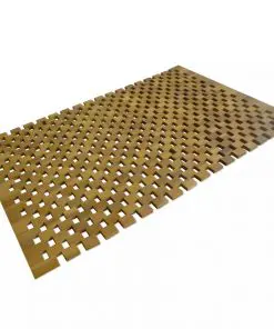 vidaXL Bath Mat Acacia Wood 80×50 cm Mosaic