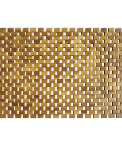 vidaXL Bath Mat Acacia Wood 80×50 cm Mosaic