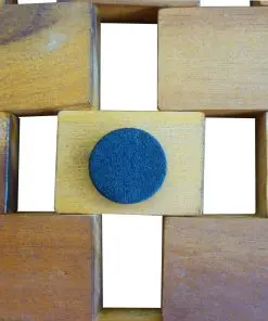 vidaXL Bath Mat Acacia Wood 80×50 cm Mosaic